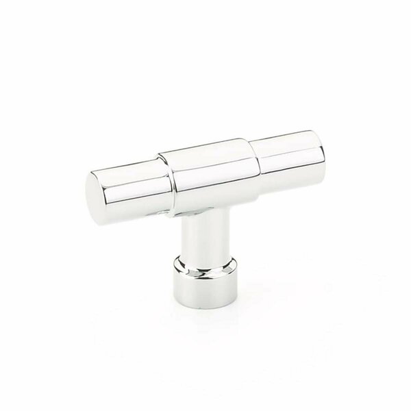 Kd Mobiliario 2 in. Jasper Finger Pull Cabinet Knob, Bright Chrome KD3232799